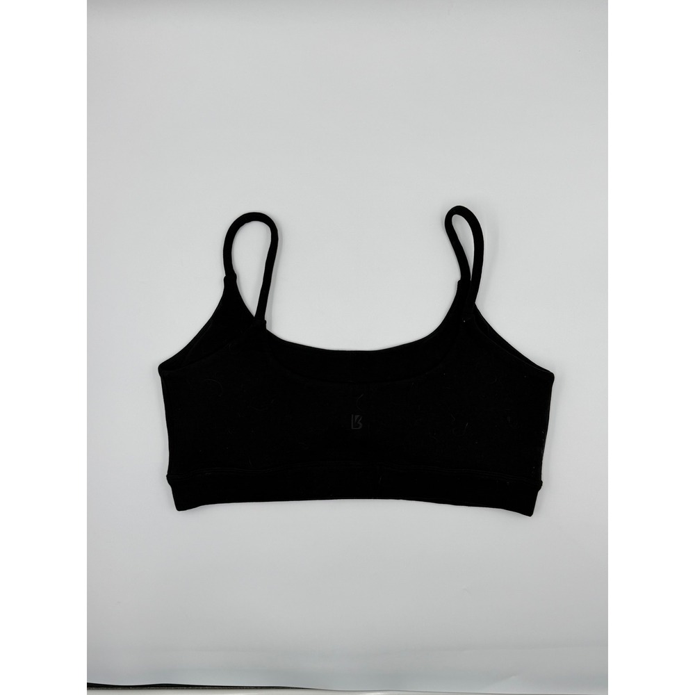 BuffBunny‎ Collection Cotton Black Sports Bra Yoga Gym